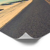 Aangepaste tekst woestijnweg poster (Hoek)