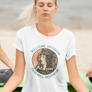 Aangepaste tekst Yoga Lover Leraar Moeder Vrouwen T-shirt