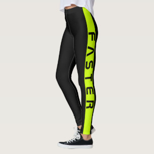 Aangepaste tekst zijstreep over zwart leggings