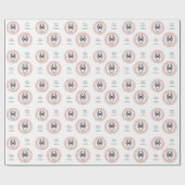 Aangepaste tekst Zodiac Sign Cancer Cadeaupapier (Vlak)