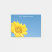 Aangepaste tekst Zonnebloem Post-it® Notes (Voorkant)