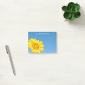 Aangepaste tekst Zonnebloem Post-it® Notes (Kantoor)