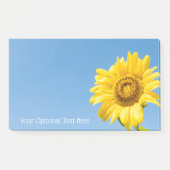 Aangepaste tekst Zonnebloem Post-it® Notes (Voorkant)