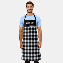 Aangepaste tekst zwart-wit Buffalo Plaid