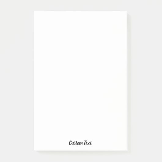 Aangepaste tekst Zwarte script op wit Post-it® Notes (Voorkant)