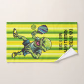 Aangepaste tekst Zweet als een Marsmannetje Handdoek (Handdoek)