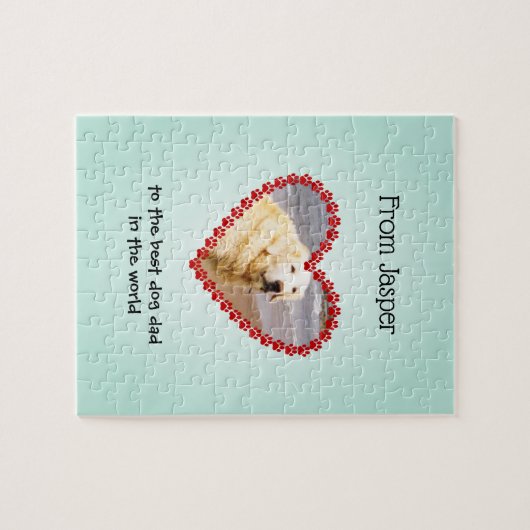 Aangepaste tekstaqua voor foto's samenstellen legpuzzel (Horizontaal)