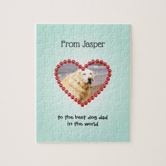 Aangepaste tekstaqua voor foto's samenstellen legpuzzel (Verticaal)