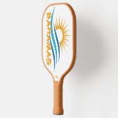 Aangepaste tekstbahama's pickleball paddle (Links)