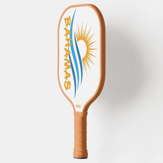 Aangepaste tekstbahama's pickleball paddle (Links)