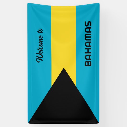 Aangepaste tekstbahama's spandoek (Verticaal)