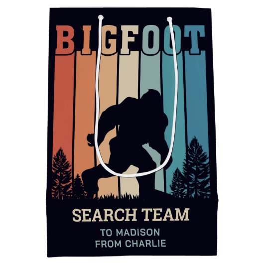 Aangepaste tekstbalk medium cadeauzakje (Achterkant)