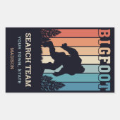 Aangepaste tekstbalk rechthoekige sticker (Voorkant)