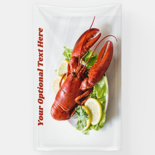 Aangepaste tekstbalk spandoek (Verticaal)