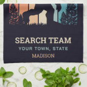 Aangepaste tekstbalk theedoek (Gevouwen)