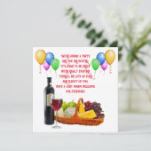 Aangepaste tekstballonnen en uitnodigingen van voe (Staand voorkant)