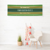 Aangepaste tekstbanner voor stripespatroonpatroon spandoek (Insitu)