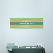 Aangepaste tekstbanner voor stripespatroonpatroon spandoek (Beurs)