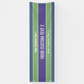 Aangepaste tekstbanner voor stripespatroonpatroon spandoek (Verticaal)