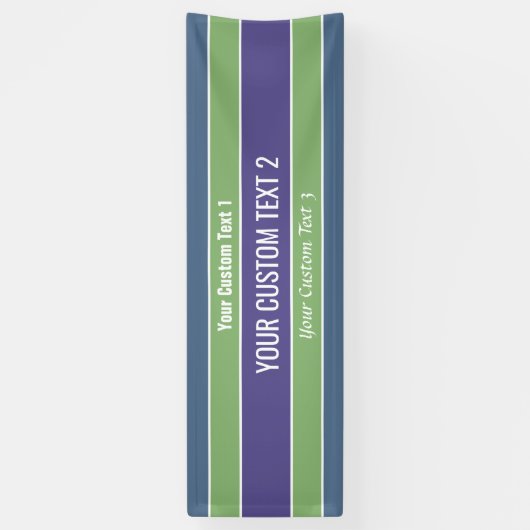 Aangepaste tekstbanner voor stripespatroonpatroon spandoek (Verticaal)