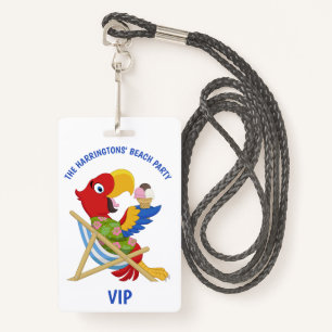 Aangepaste tekstbeach party badges