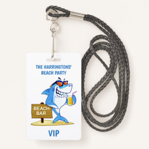 Aangepaste tekstbeach party badges
