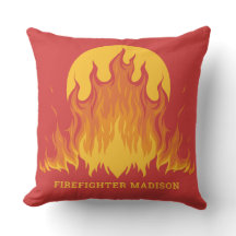 Aangepaste tekstbrandweerman