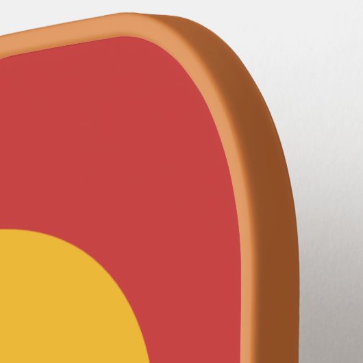 Aangepaste tekstbrandweerman pickleball paddle (Links Detail)