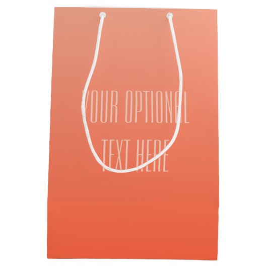 Aangepaste tekstcadezakken voor doorloopgradiënt medium cadeauzakje (Achterkant)