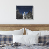 Aangepaste tekstcanvas in de winter Sky Canvas Afdruk (Insitu (Slaapkamer))