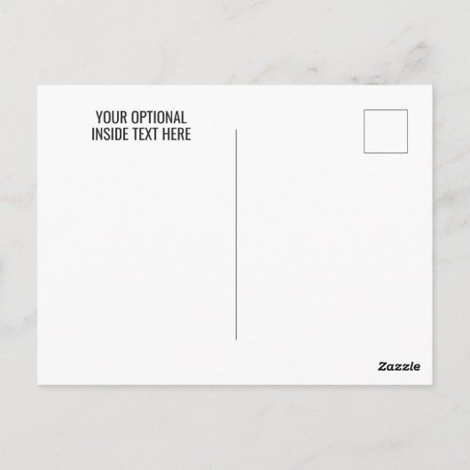 aangepaste tekstcocktail briefkaart (Achterkant)