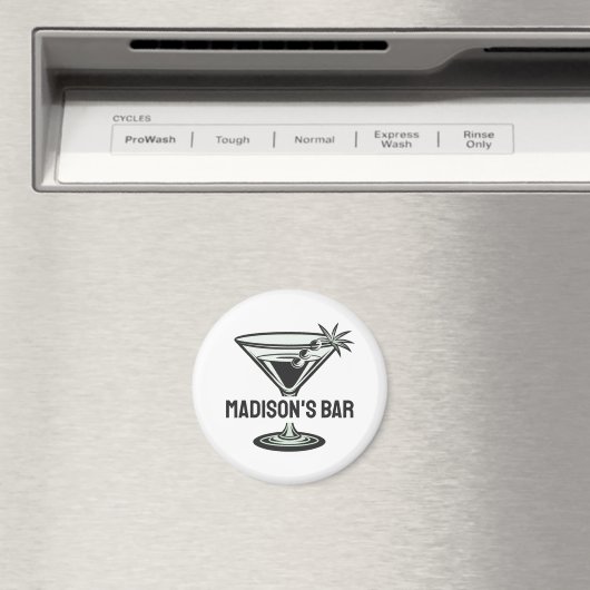 aangepaste tekstcocktail magneet (Insitu (Vaatwasser))