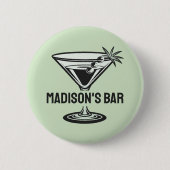 aangepaste tekstcocktail ronde button 5,7 cm (Voorkant)