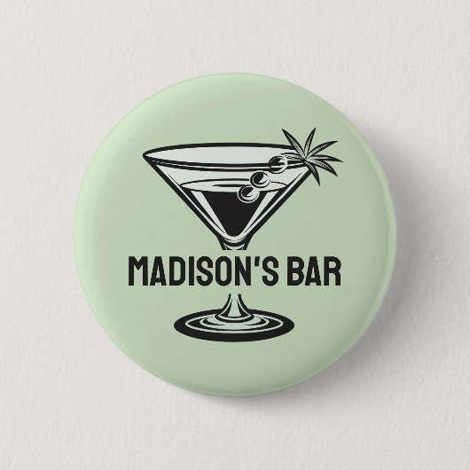 aangepaste tekstcocktail ronde button 5,7 cm (Voorkant)