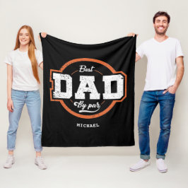 Aangepaste tekstcode voor papa fleece deken