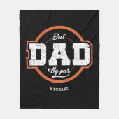 Aangepaste tekstcode voor papa fleece deken (Voorkant)