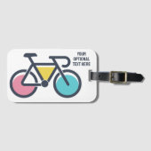 Aangepaste tekstcyclus bagagelabel (Voorkant (horizontaal))