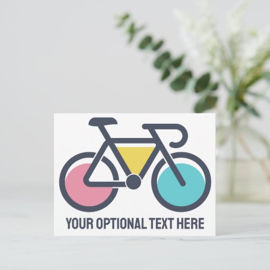 Aangepaste tekstcyclus briefkaart (Staand voorkant)