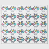 Aangepaste tekstcyclus cadeaupapier (Vlak)