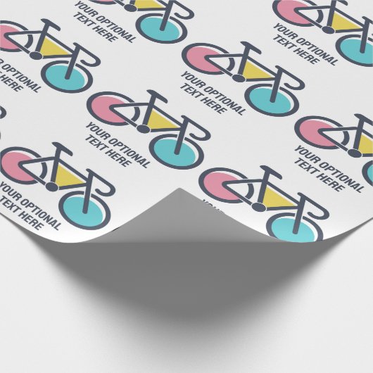 Aangepaste tekstcyclus cadeaupapier (Hoek)