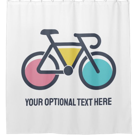 Aangepaste tekstcyclus douchegordijn (Voorkant)