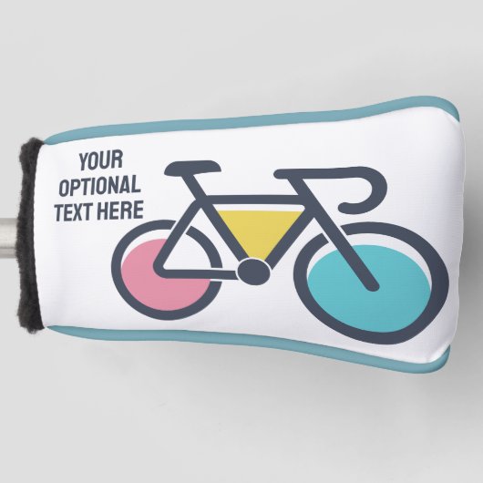 Aangepaste tekstcyclus golfheadcover (Voorkant)