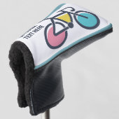Aangepaste tekstcyclus golfheadcover (3/4 voorkant)