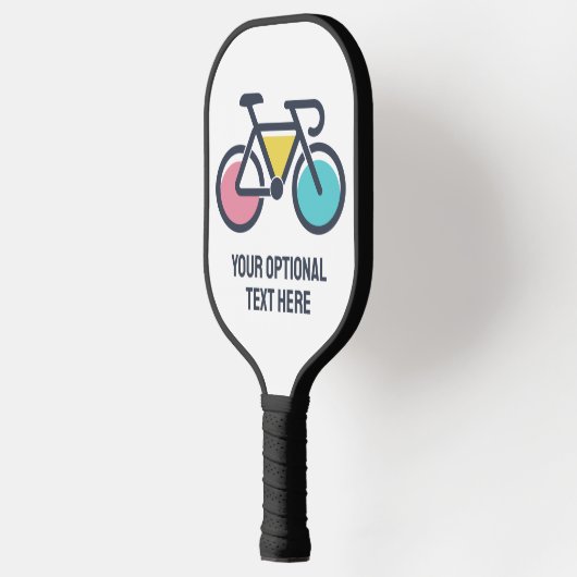 Aangepaste tekstcyclus pickleball paddle (Links)