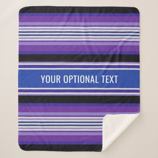 Aangepaste tekstdekens voor tapespatroonpatronen v sherpa deken (Voorkant)