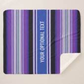 Aangepaste tekstdekens voor tapespatroonpatronen v sherpa deken (Voorkant (horizontaal))