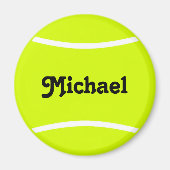 Aangepaste teksteentennis-balkpatroon magneet (Voorkant)