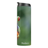 Aangepaste tekstekstkikker thermosbeker (Geroteerd rechts)