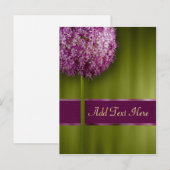 Aangepaste tekstevenement en uitnodiging voor brui briefkaart (Voorkant / Achterkant)