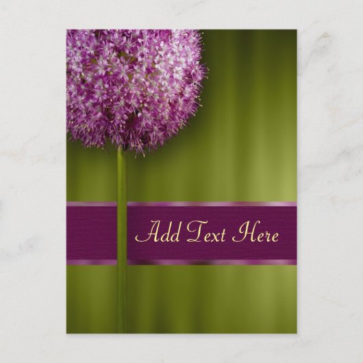 Aangepaste tekstevenement en uitnodiging voor brui briefkaart (Voorkant)